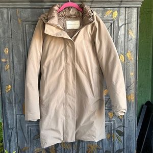 Aritzia Babaton Parka Taupe Grey/Beige